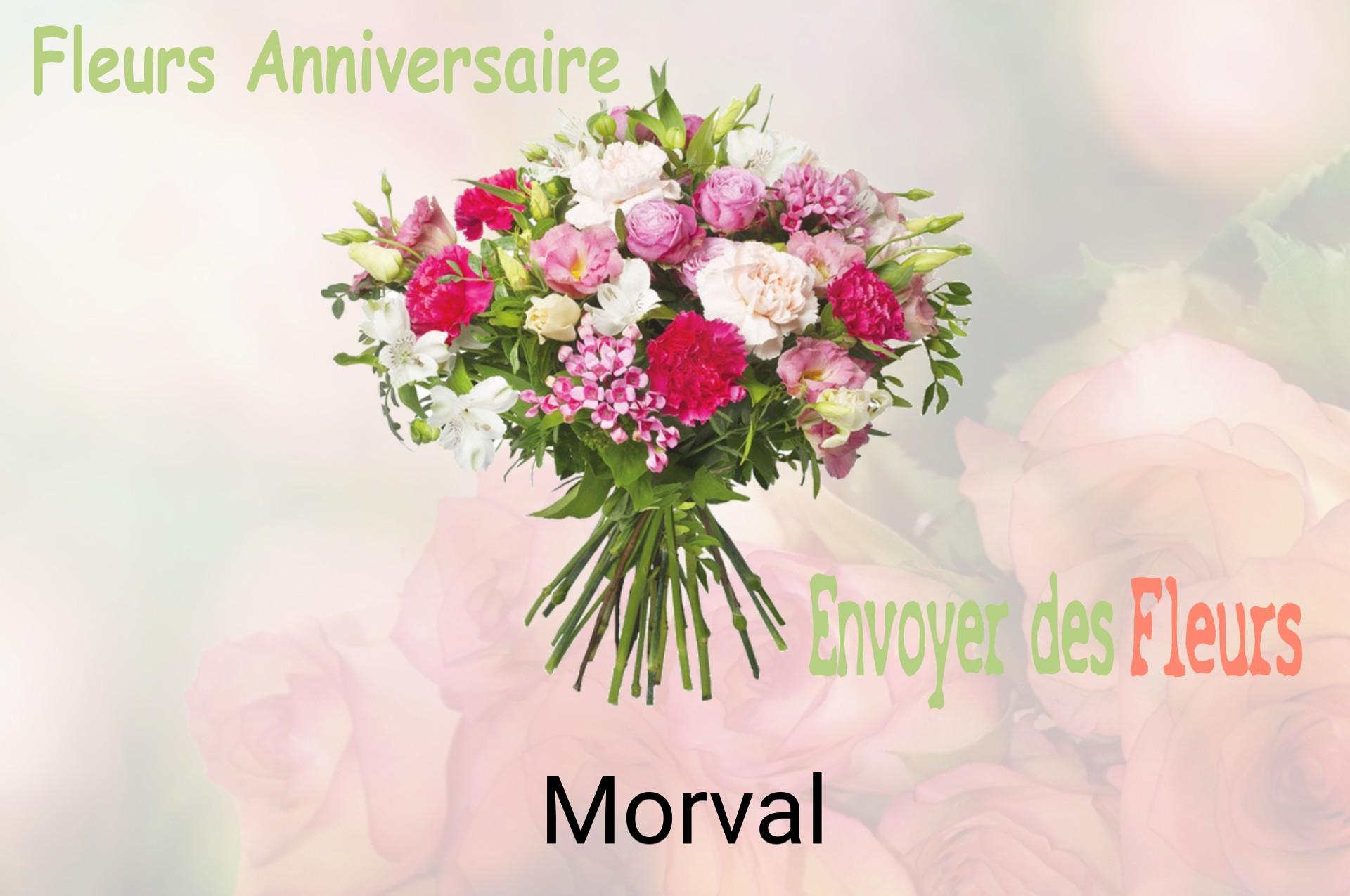 Bouquet de fleurs d’anniversaire livré à Morval